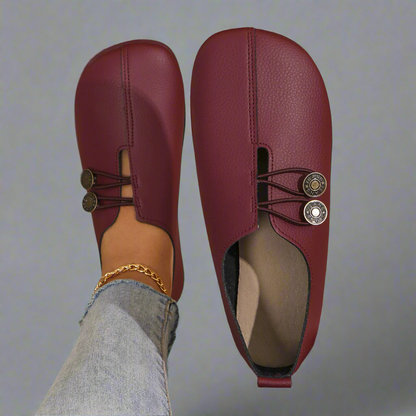 Isadora | Mocassin Suède à Boutons