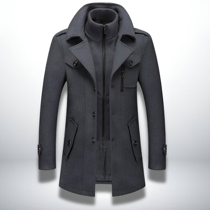 Sébastien | Manteau Long Matelassé
