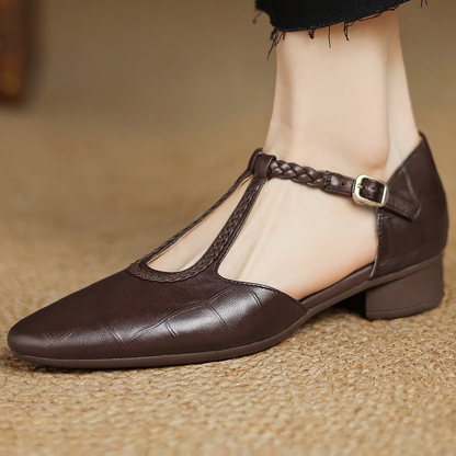 Amelia | Cuir Mary Jane Chaussures