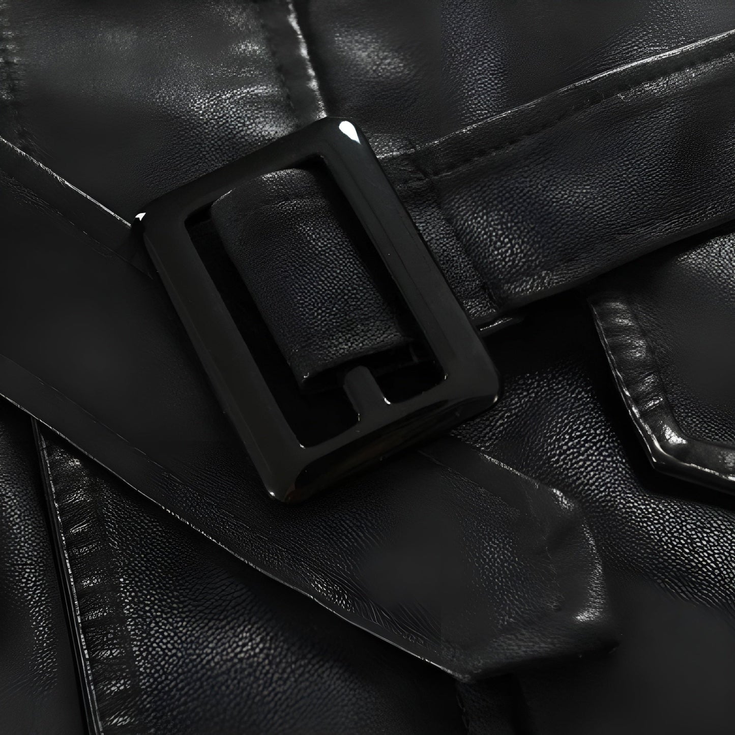 Romain | Manteau Long en Cuir Élégant