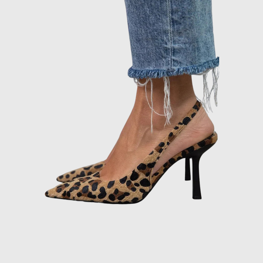 Catalina | Imprimé Léopard Orthopédique Talons