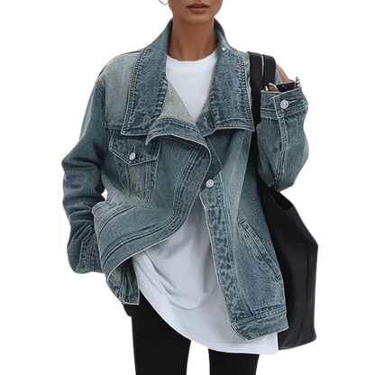 Zoé | Veste Asymétrique Street Style