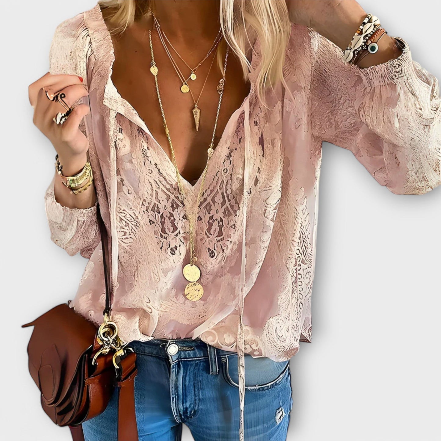 Gabrielle | Delicate Dentelle Blouse