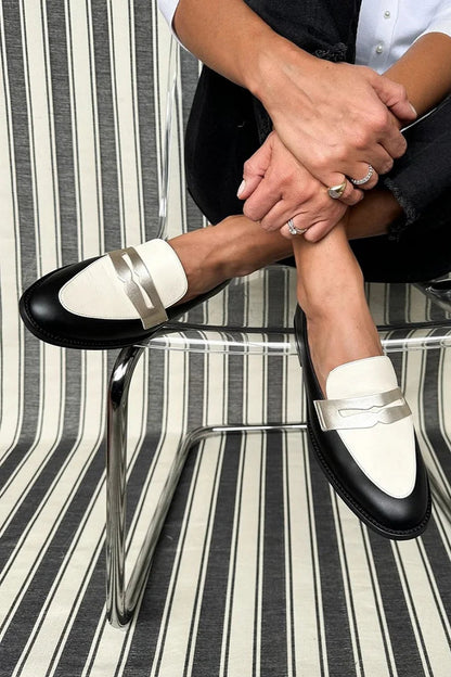 Luna | Two-Tone Classique Mocassins