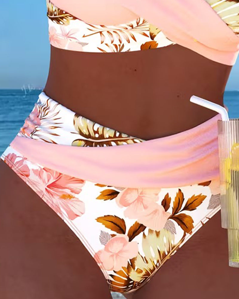 Mila | Bikini Fendu Motif Floral