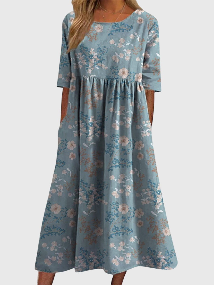 Aria | Brodé Robe Mi-Longue