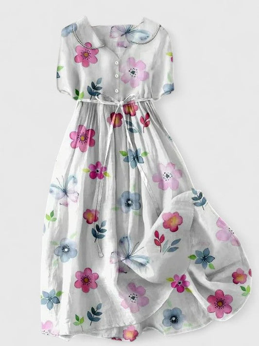Léonie | Robe Mi-Longue Lacée