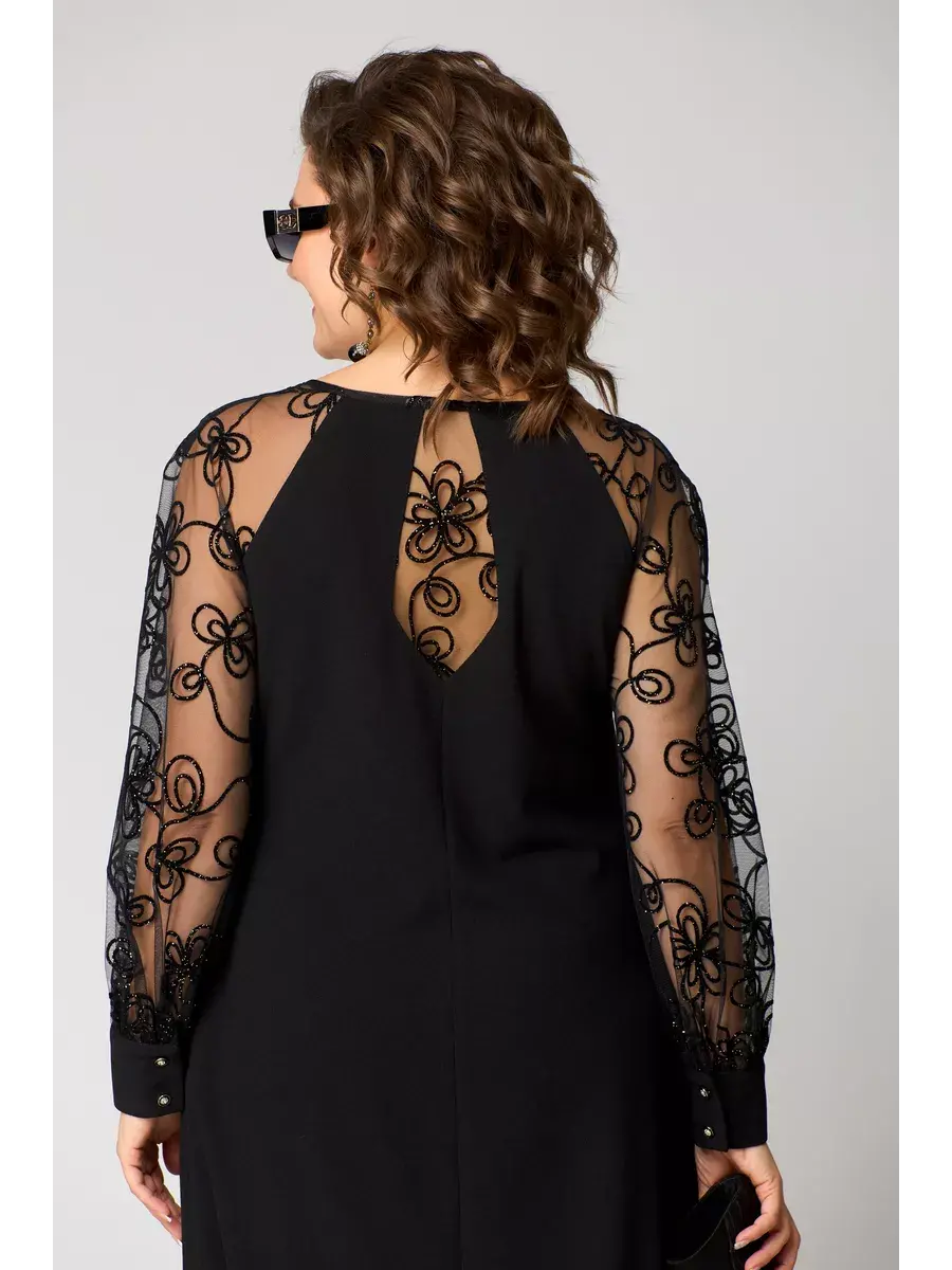 Isabella | Élégant Noir Dentelle Robe