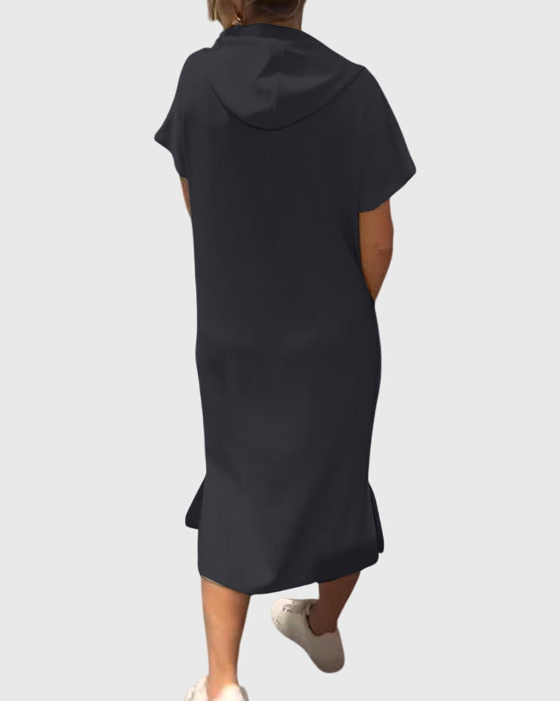 Maya | Décontracté Hoodie Robe