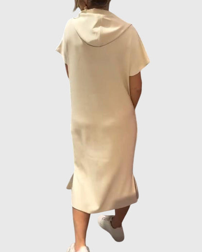 Maya | Décontracté Hoodie Robe