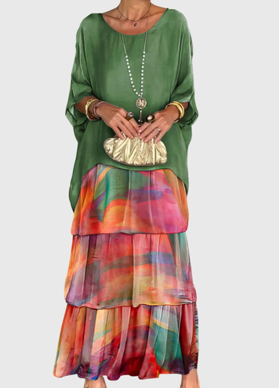 Isabella | Long Fluide Robe Longue