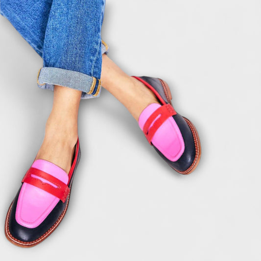 Violette | Mocassins Élégants à Bout Rond
