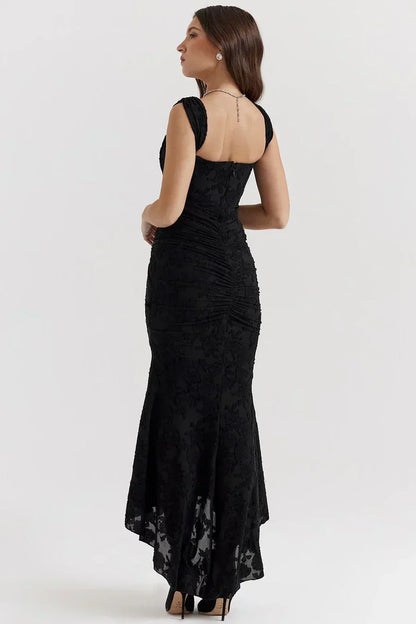 Seraphina | Sculpted Corset Robe Longue