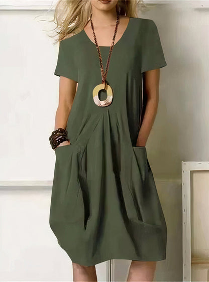Sienna | Décontracté Flow Robe Mi-Longue