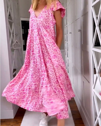Glaiza | Col en V Robe Longue