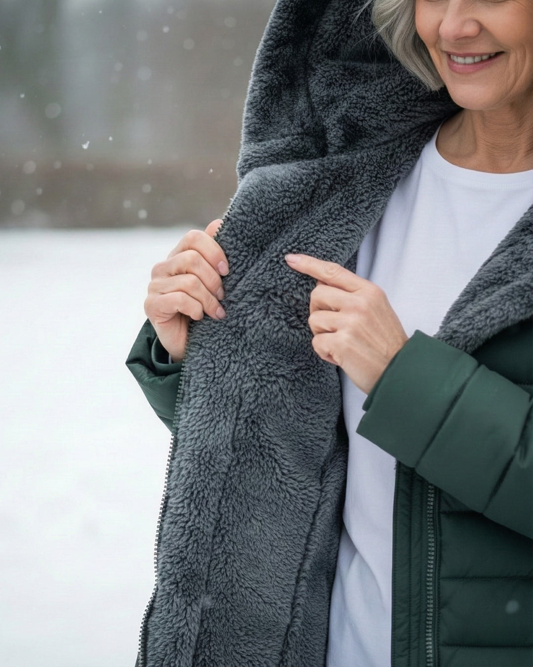 Léa | Manteau Matelassé Doublé Polaire