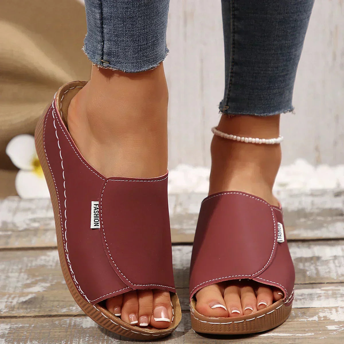 Gabriella | Enfiler Sandales Plateforme