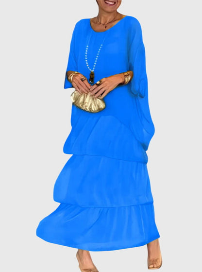 Isabella | Long Fluide Robe Longue