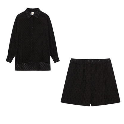 Élise | Ensemble Chemise et Short Fluide
