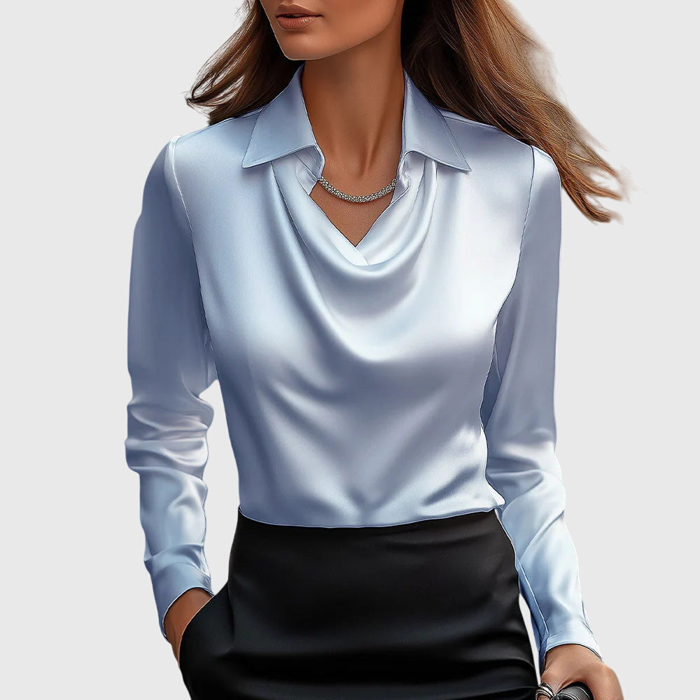 Sophia | Luxe Plissé Blouse
