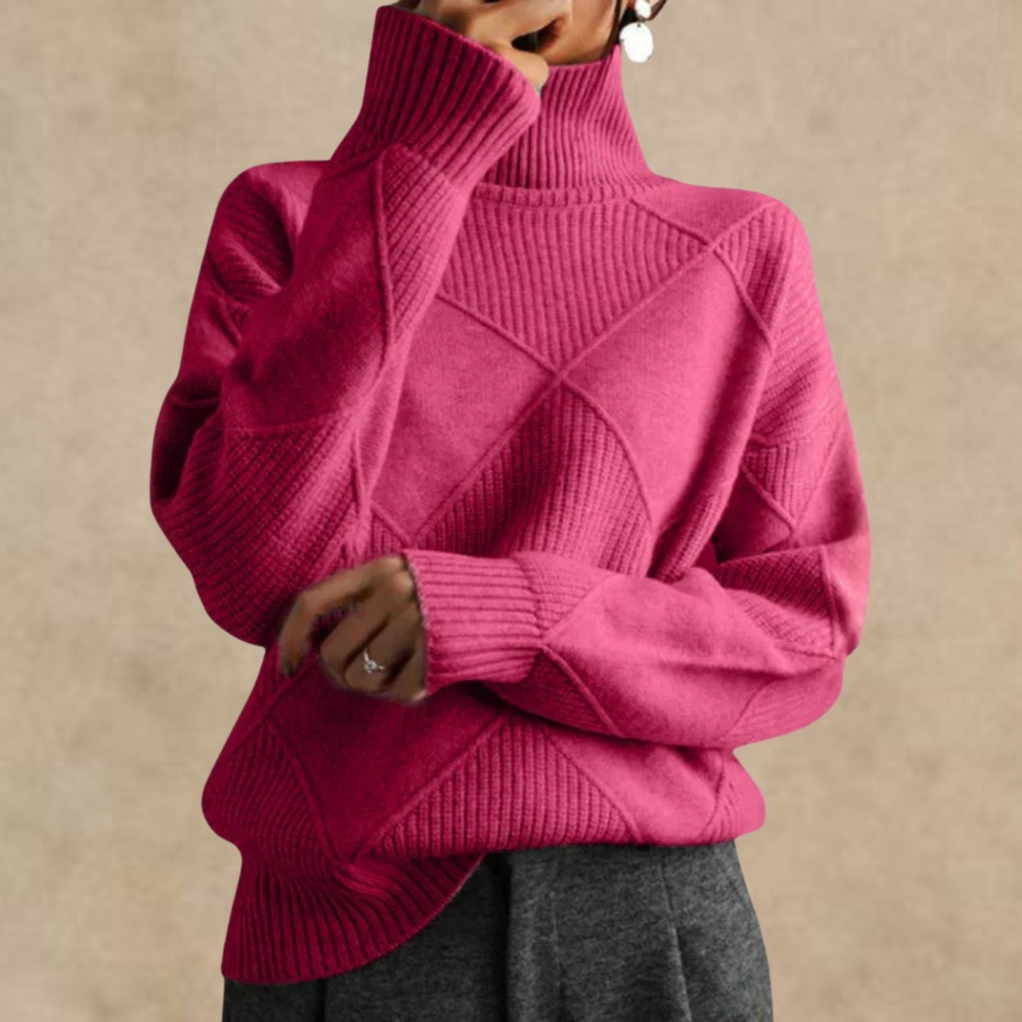 Sophia | Décontracté Maille Pull