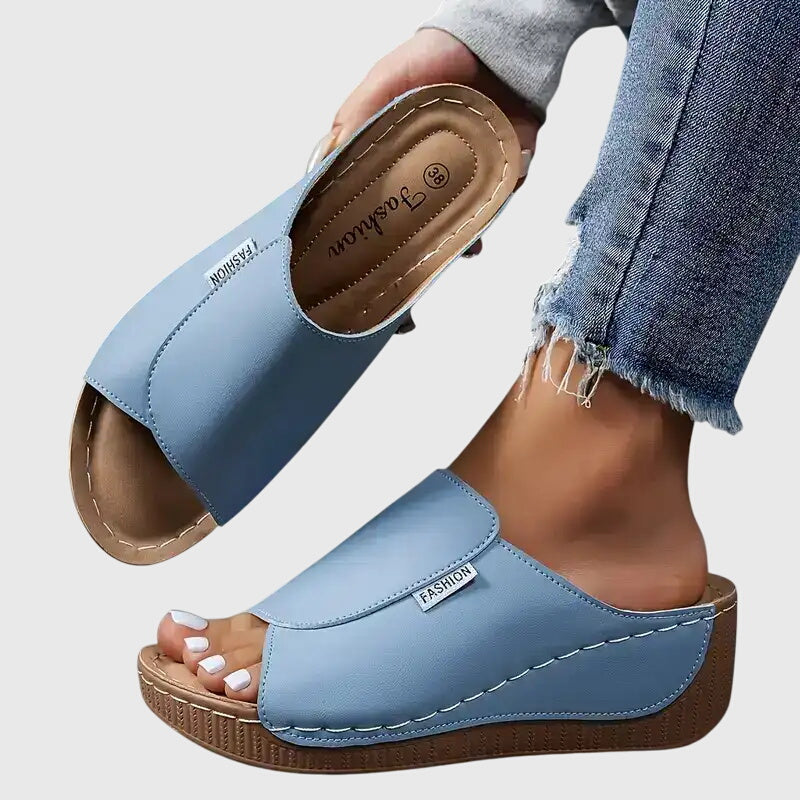 Elena | Contoured Compensé Sandales