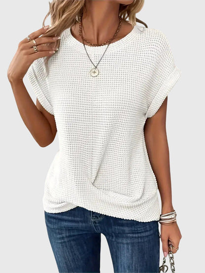 Chloe | Round Neck Classique Blouse