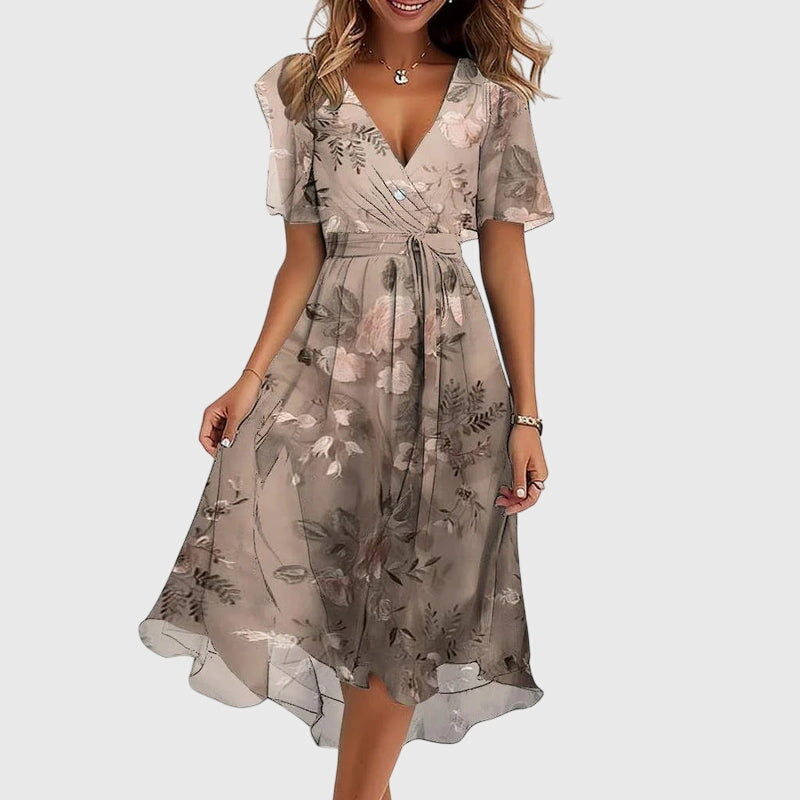Seraphina | Portefeuille Robe Mi-Longue