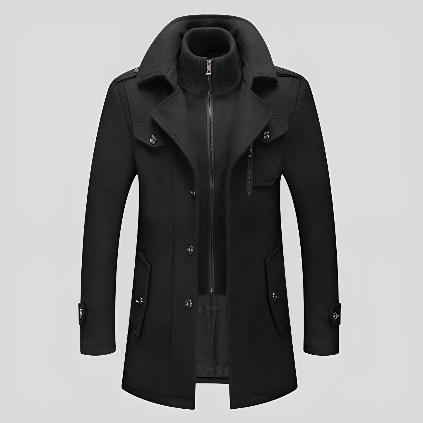 Léa | Manteau Long en Laine Premium