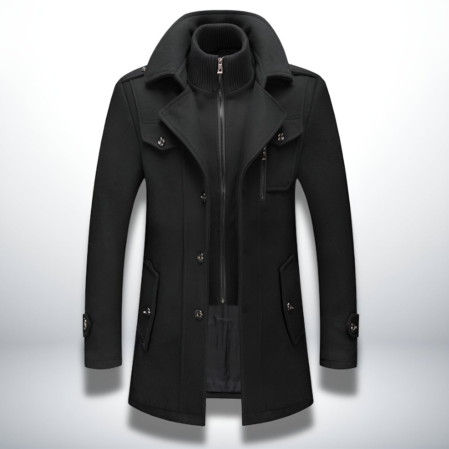 Sébastien | Manteau Long Matelassé