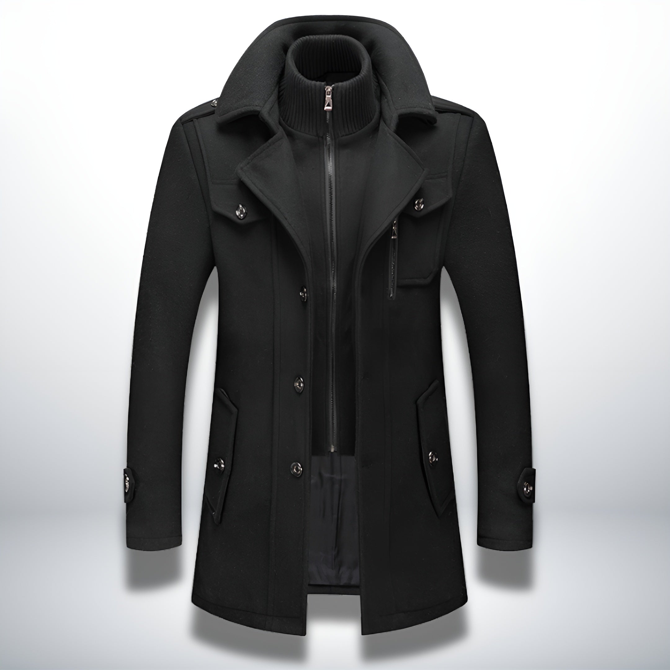 Sébastien | Manteau Long Matelassé