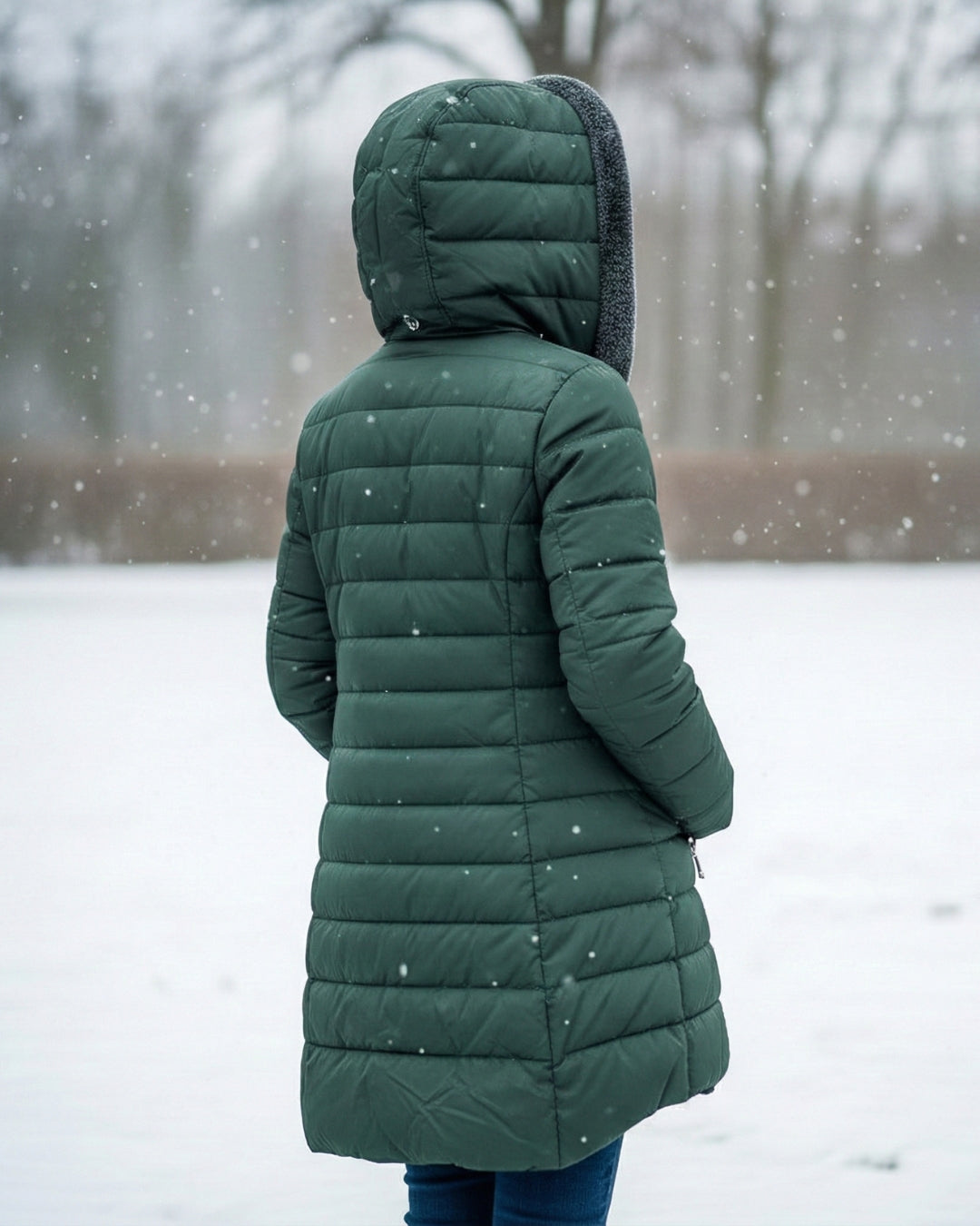 Léa | Manteau Matelassé Doublé Polaire