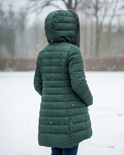 Léa | Manteau Matelassé Doublé Polaire