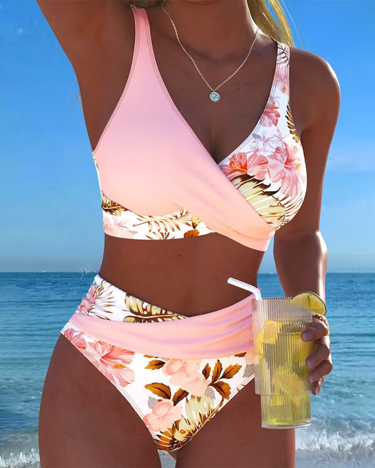 Mila | Bikini Fendu Motif Floral
