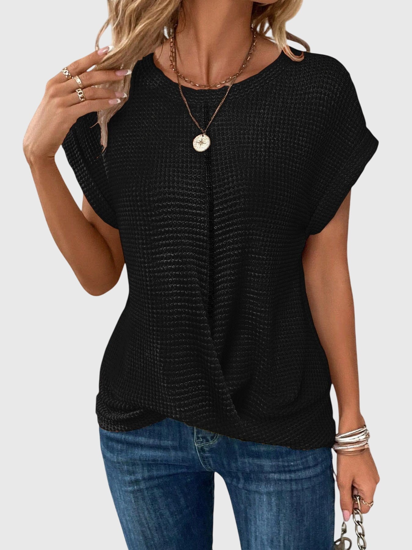 Chloe | Round Neck Classique Blouse