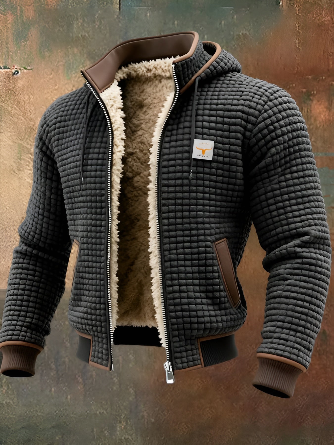 Corentin | Veste Matelassée à Capuche Sherpa