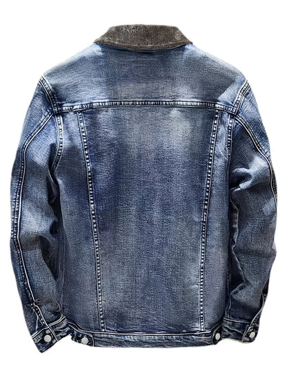 Apolline | Veste Denim Doublée Sherpa