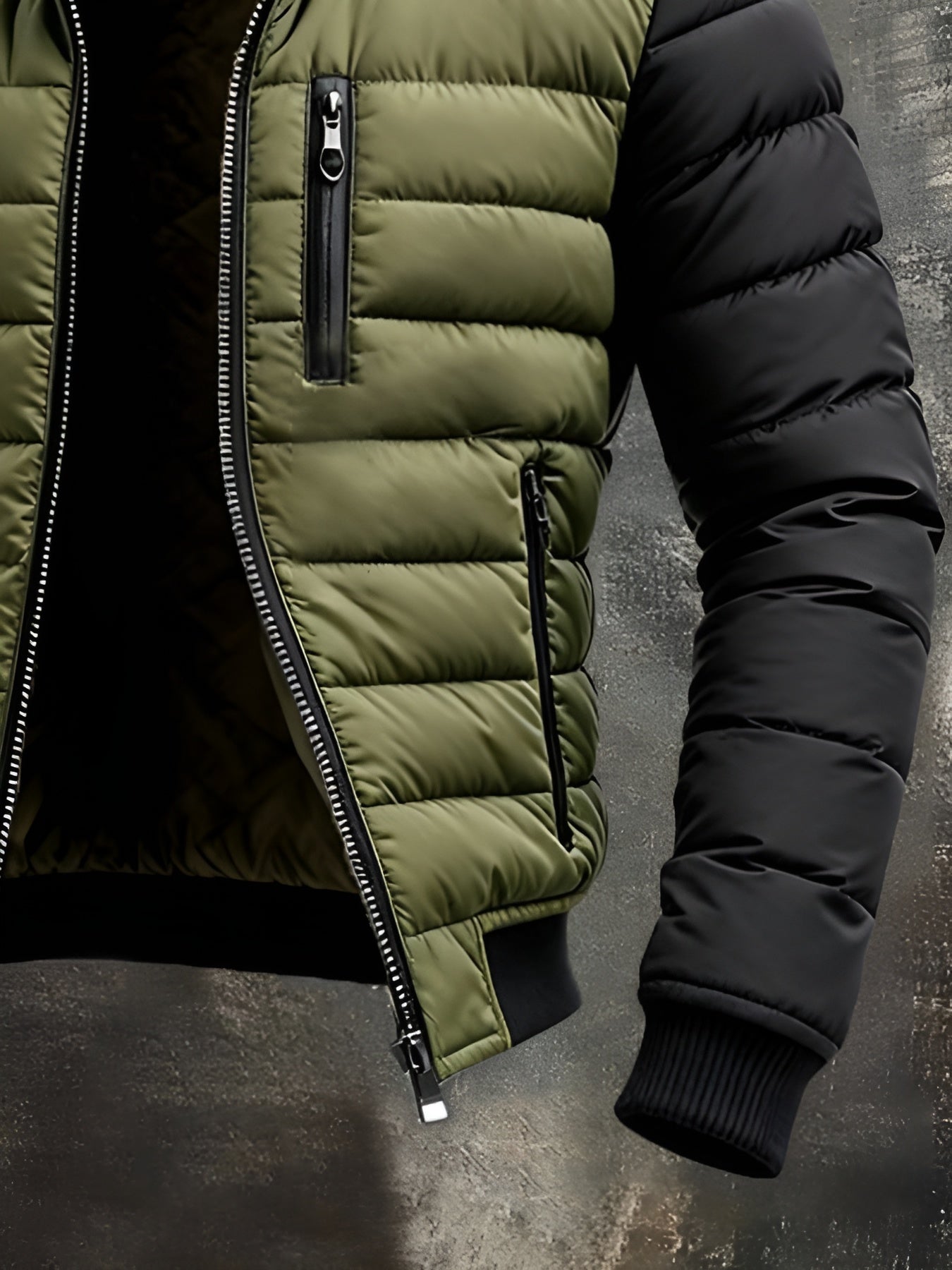 Antoine | Veste Matelassée Bicolore