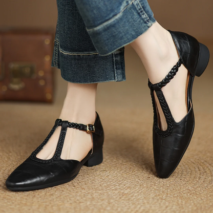 Amelia | Cuir Mary Jane Chaussures