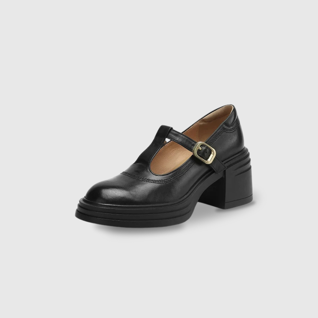 Arabella | Chunky Talon Bloc Escarpins