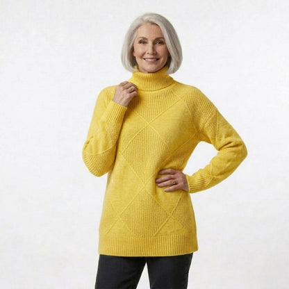 Helena | Texturé Col Roulé Pull