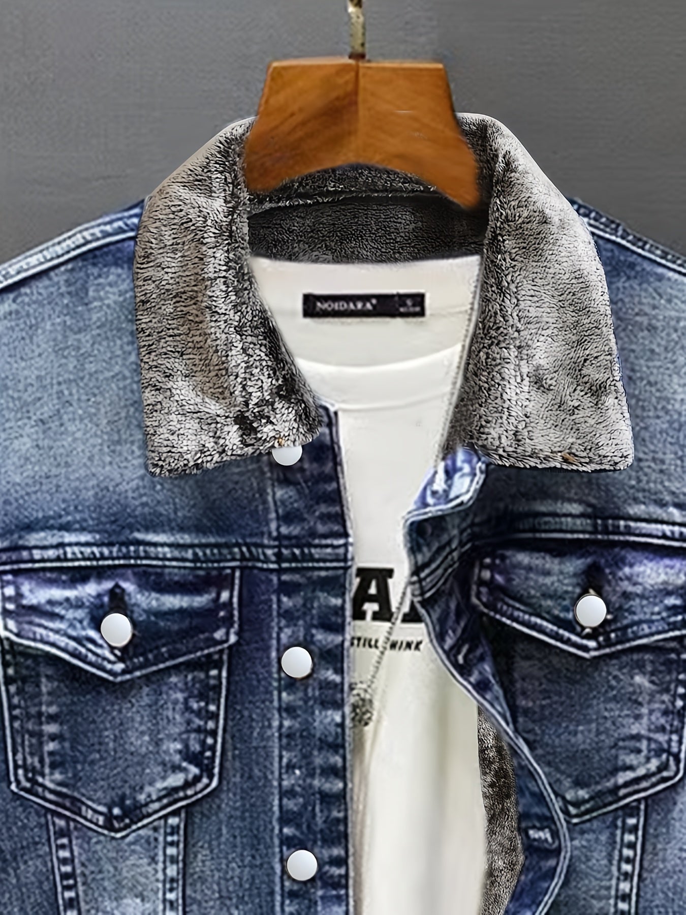 Apolline | Veste Denim Doublée Sherpa