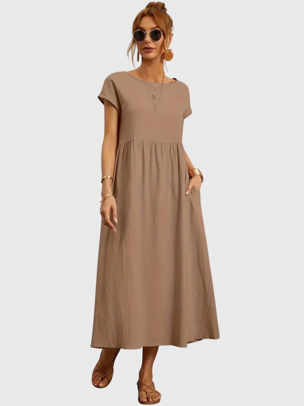 Luna | Décontracté Pocket Robe
