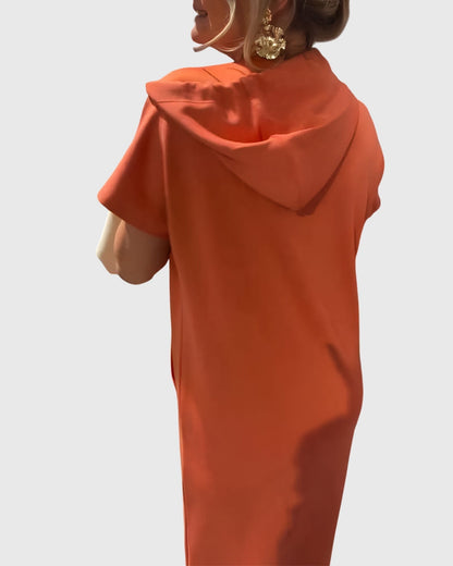 Maya | Décontracté Hoodie Robe