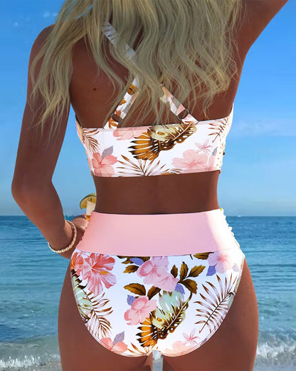 Mila | Bikini Fendu Motif Floral