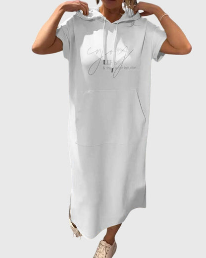 Maya | Décontracté Hoodie Robe