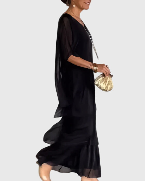 Anastasia | Long Fluide Robe Longue