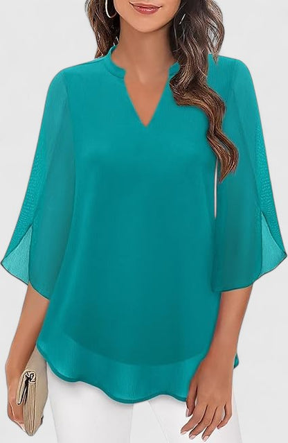 Estelle | Évasée Fluide Blouse