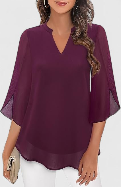 Estelle | Évasée Fluide Blouse