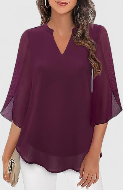 Estelle | Évasée Fluide Blouse